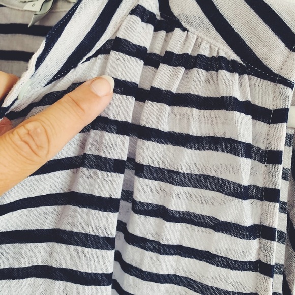 JCrew Striped Lightweight Summer ButtonUp - Picture 4 of 6